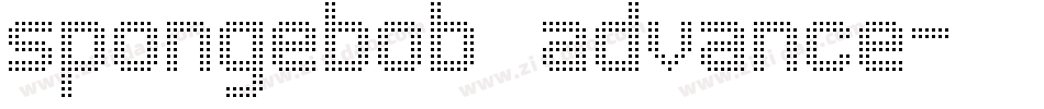 spongebob advance字体转换